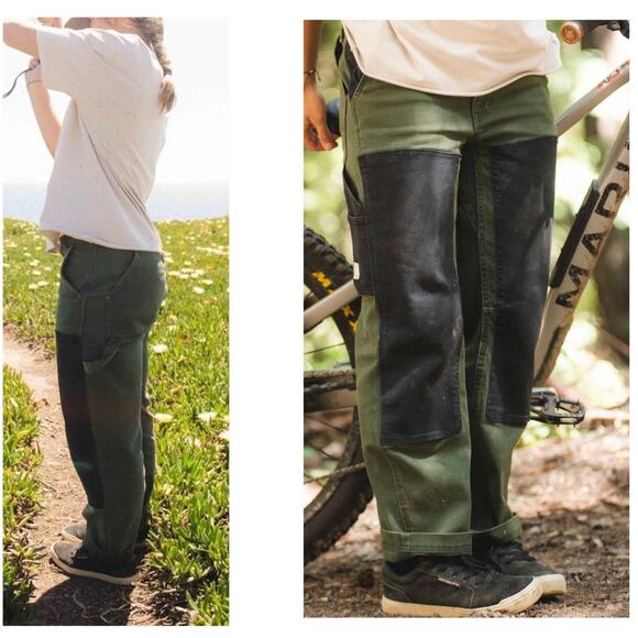 Ripton & Co Robin Hood Utility Double Knee Workwear Hiking Pants Women’s Size 25 - Picture 1 of 14